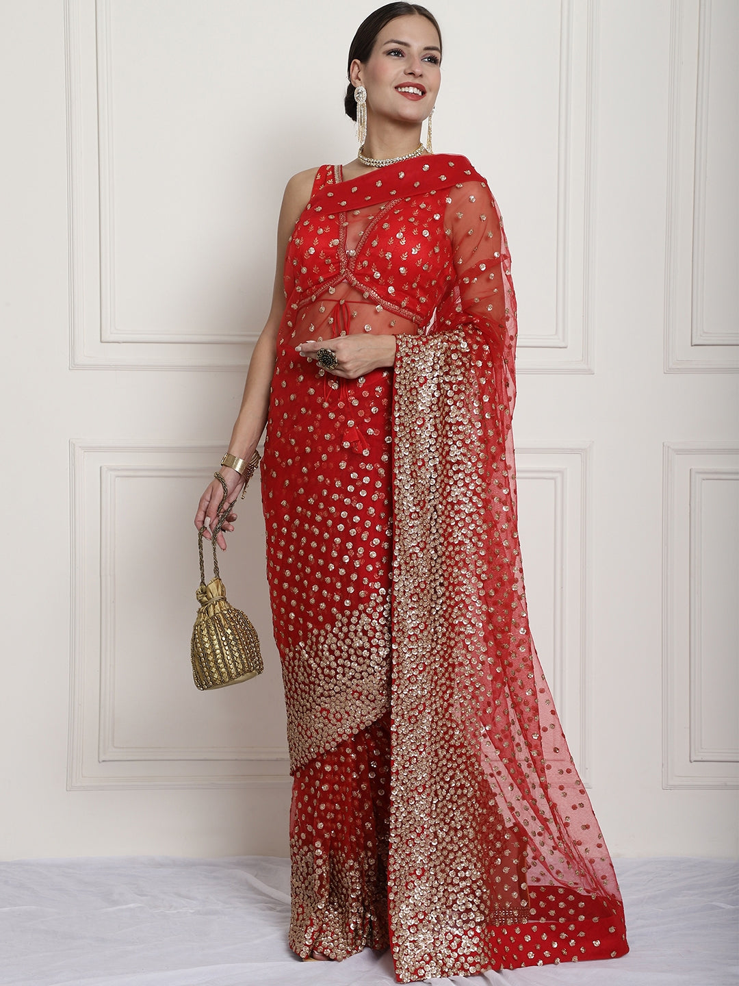 Stitched Saree - Buy Pre-Stitched Sarees Online in India | Myntra