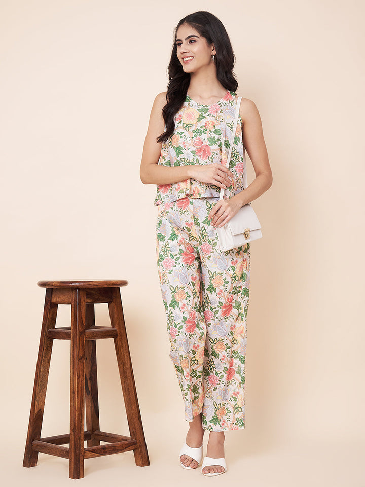 anokherang Combos Eva Floral Co-ord Set