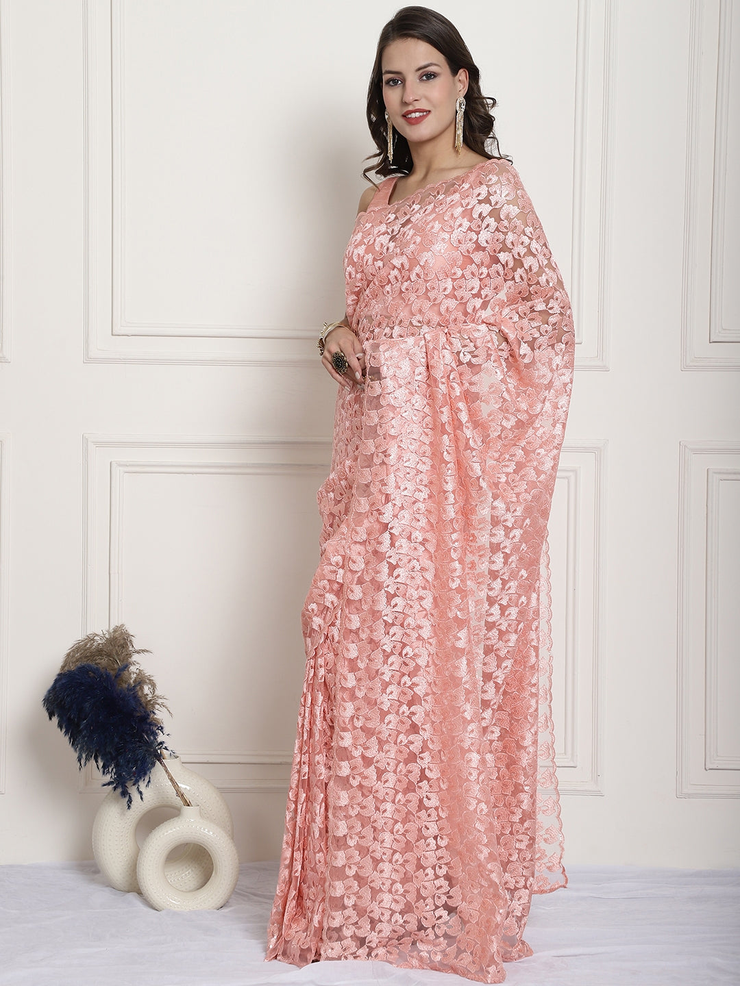 Buy Salwar Studio Women's Red Silk Readymade Saree Blouse Online at Best  Prices in India - JioMart.