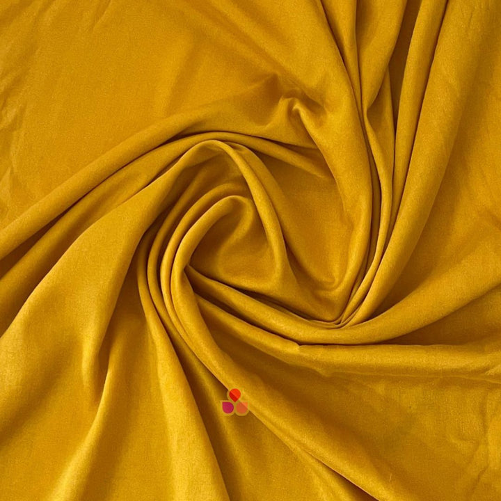 anokherang Dupattas Mustard Festive Silk Unstitched Suit with Mustard Organza Dupatta