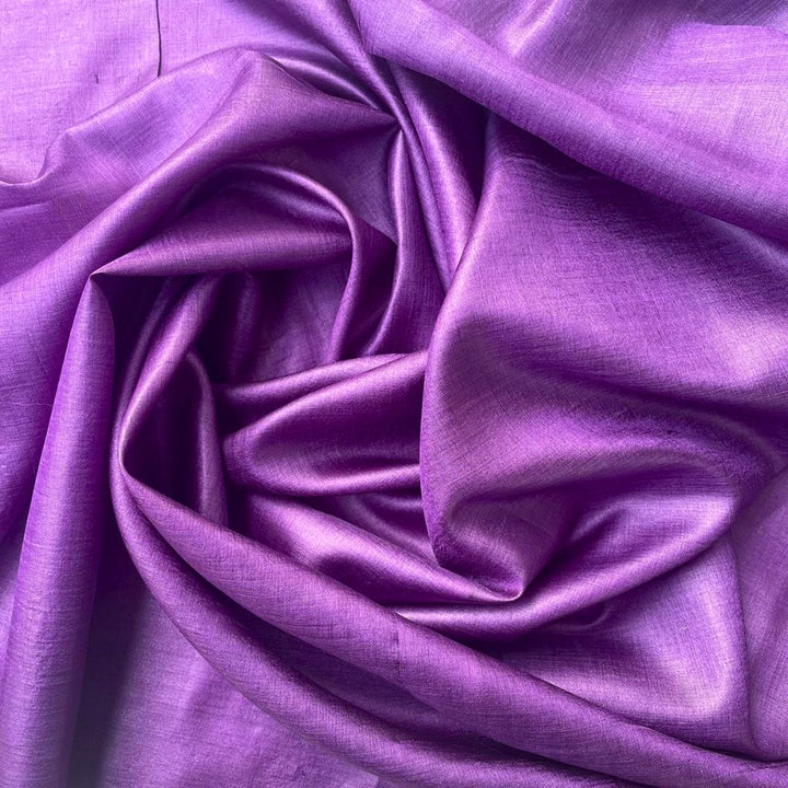 anokherang Dupattas Purple Pure Tussar Silk Dupatta