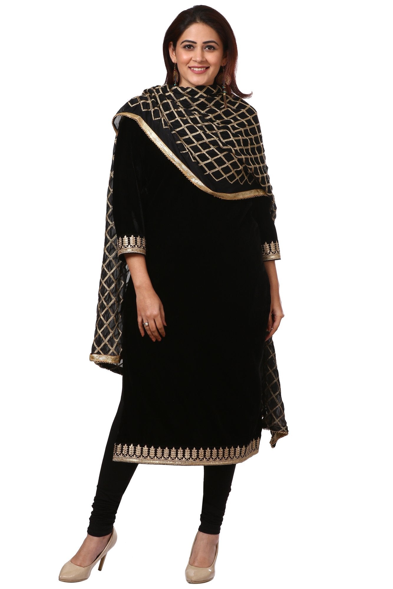 Buy Aaina Black Kurta Set by Designer TAPESTRY for Women online at  Kaarimarket.com