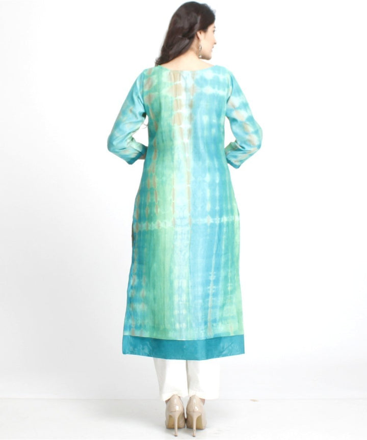 anokherang Combos Haryali Straight Kurti with Pockets and Straight Pants