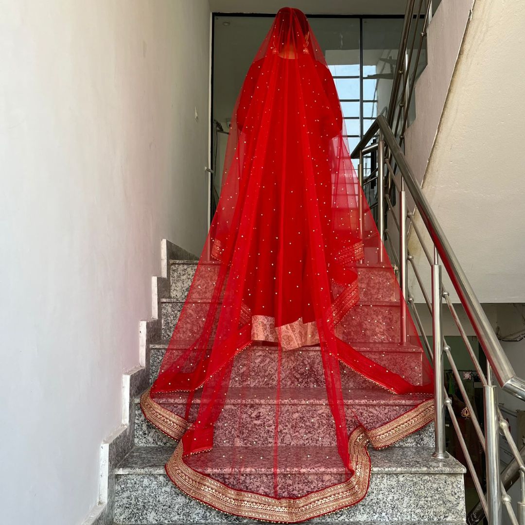 Long Trail Wedding Dress Shadi lehenga Walima Nikah beige Golden reception  Gown | eBay