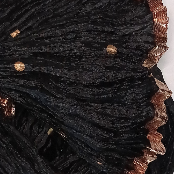 anokherang Dupattas Traditional Black Gota Mens Stole