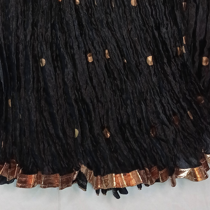 anokherang Dupattas Traditional Black Gota Mens Stole