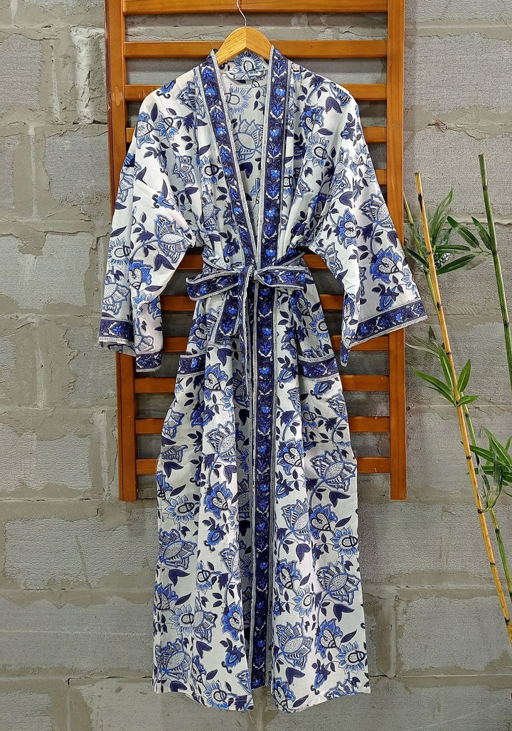 anokherang Dupattas Tropical Floral Printed Robe