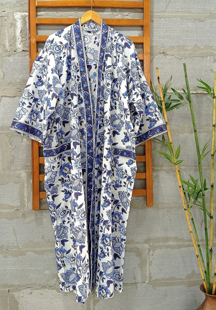 anokherang Dupattas Tropical Floral Printed Robe