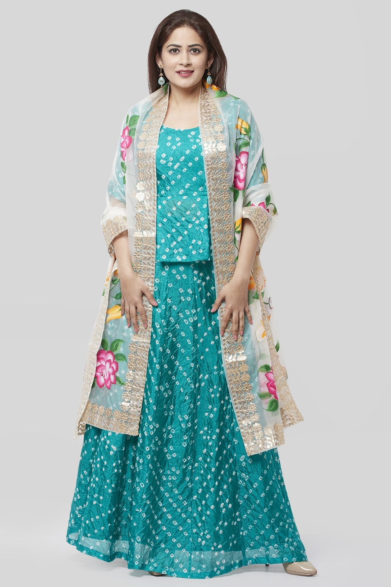 Styles Ruffle Flared Designer Lehenga Choli With multicolor – Cygnus Fashion